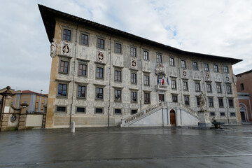 The public university known as Superior Normal School in Knights Square , Pisa . Tuscany, Italy