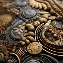 Abstract Ocean Seashell Texture