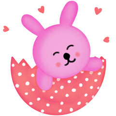 Happy Easter rabbit  Easter bunny 