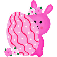 Happy Easter rabbit  Easter bunny 