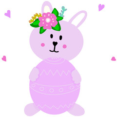 Happy Easter rabbit, Easter bunny 