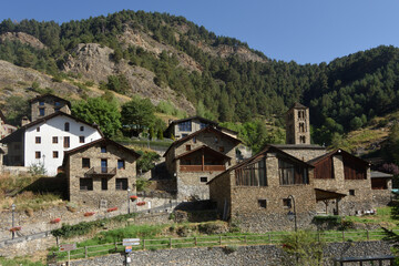 Fototapeta na wymiar view of the village of Pal, Andorra