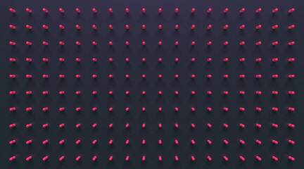 Modern stylish dot pattern Wall background with 3d. Futuristic, Dot pattern background. 3d rendering