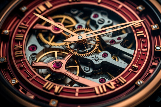 It is a mechanical watch type in which all of the moving parts are visible.