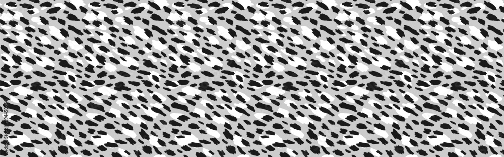 Wall mural Exotic leopard seamless print pattern. Cheetah spots. Animal skin