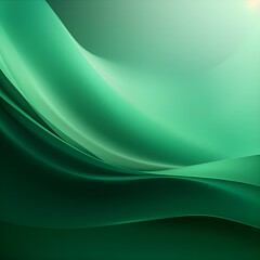 Abstract soft shiny green wavy line background graphic design. Modern green gradient blurred background.abstract wave mesh background.