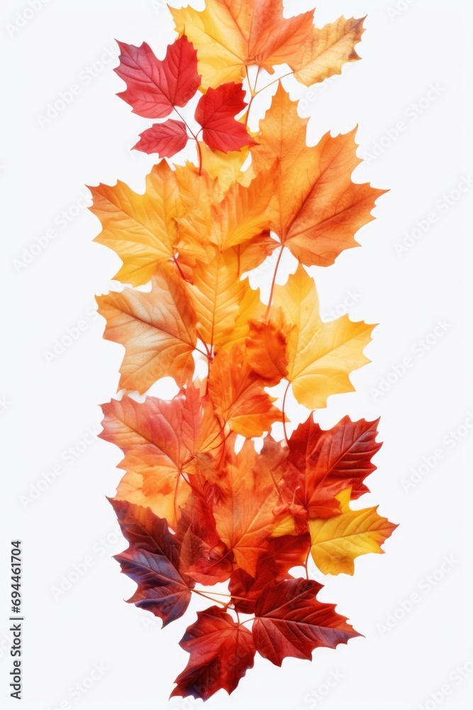 Poster A close-up view of a bunch of leaves. This image can be used to add a natural touch to any design