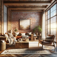 Luxury Living Room in a Beautifully Designed Home