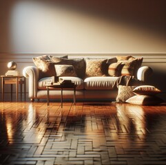 Luxury apartment suite lounge