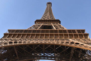 Metal Construction Eiffel Tower in Paris 