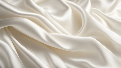 Obraz premium white silk fabric background 