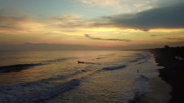 sunset at the beach