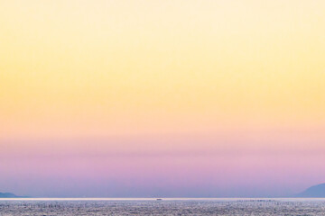 「宍道湖」の「夕焼け」 in 島根県 日本
