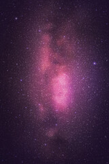 Night starry sky. Milky Way, stars and nebula. Space vector background © arvitalya