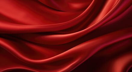 Obraz premium a red satin background