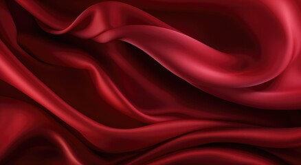 Obraz premium a red satin background