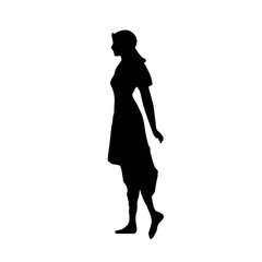 silhouette of a woman