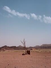 Outback desert in timna park Israel