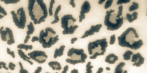 Fur Repeating Pattern. Modern Leopard Mix. Shape
