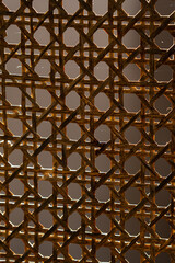 Woven Straw Texture Pattern Background