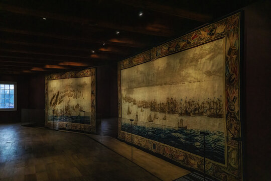 Exhibition at the maritime museum in Amsterdam