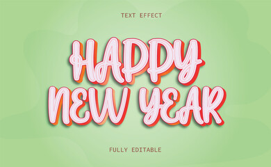 Text effect New Year