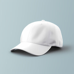 white hat product mockup template with a plain background