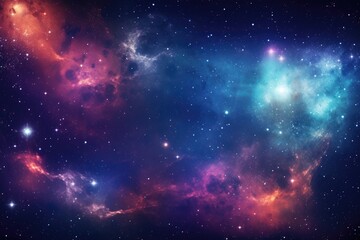 A vivid space background filled with celestial wonders, stars, and space for your message