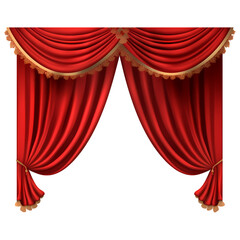 Isolated red tint on transparent background