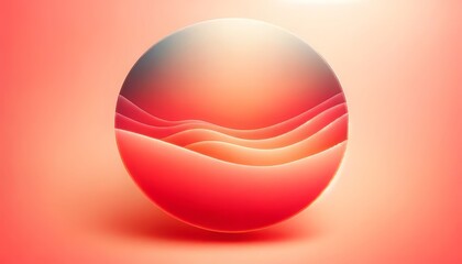 Dynamic Coral Gradient Background for Vibrant Design