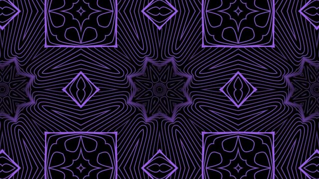 Psychedelic background abstrack. Footage geometric.