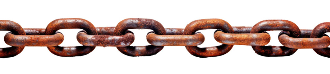 Rusty chain cut out