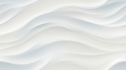 Fototapeta premium a close up of a white wall with a wavy design on the top and bottom of the wall and bottom of the wall.