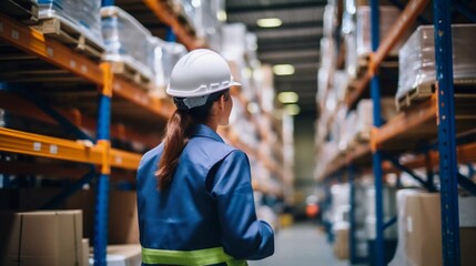 Obraz premium businesswomen carry out factory audits or annual assessments every year to ensure that activities are carried out in the right way, do not violate the law and there is a plan to meet targeted quality 