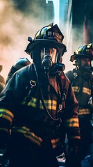 Naklejka premium Heroes on the front lines