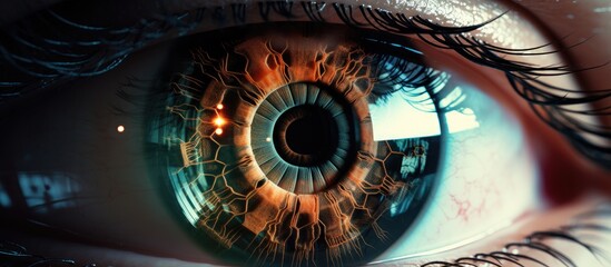 Eye macro photos - cataract and vision deterioration. Treatments include surgery and ophthalmology.