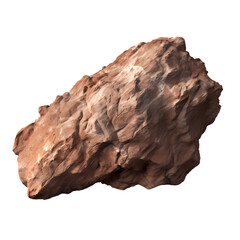 Mountain clay isolated on transparent background