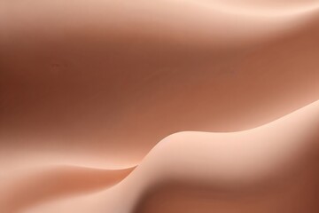 Abstract background smooth wave in peach fuzz tones.