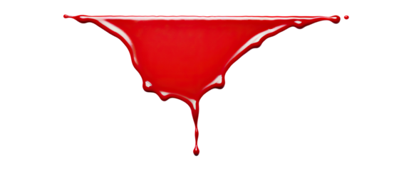 Blood dripping cut out