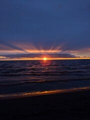 Naklejka premium La playa de Sestrretsk