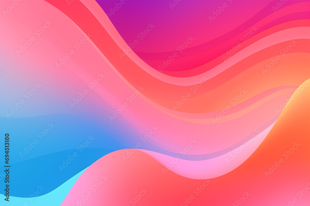 Wall mural Trendy fluid gradient backdrop with a colorful abstract design making it perfect for banners posters presentations and landing pages.