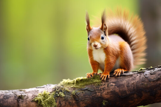 Squirrel image photo, white background