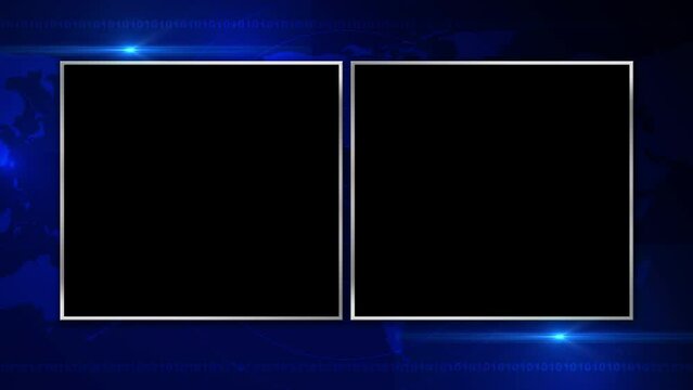 alpha channel loop live breaking news lens flare background 4K	