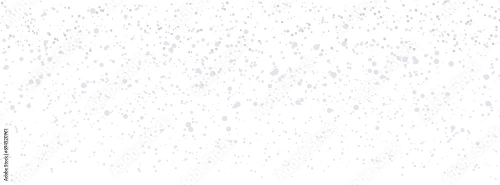 Aufkleber seamless realistic falling snow or snowflakes pattern isolated on transparent background. vector chr