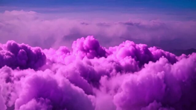 purple clouds
