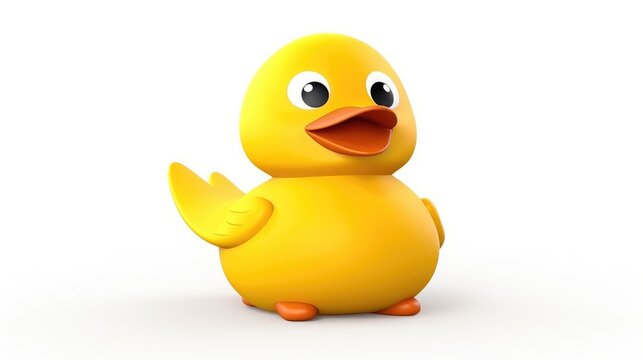 duck rubber 3d  yellow bird