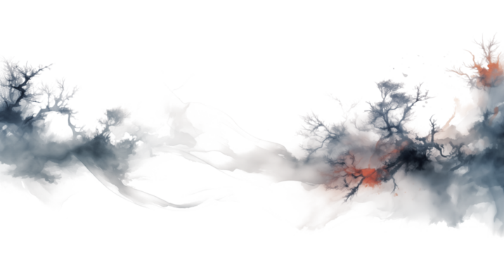 Organic shape on transparent background. Abstract background for design.
