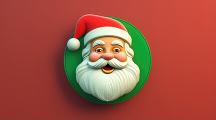 santa claus 3d snowman new year christmas