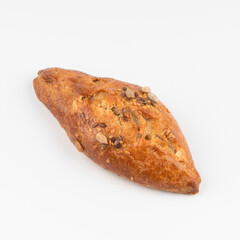 bread on a white background