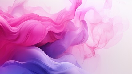  a pink and blue background with smoke coming out of the back of the back of the back of the head.